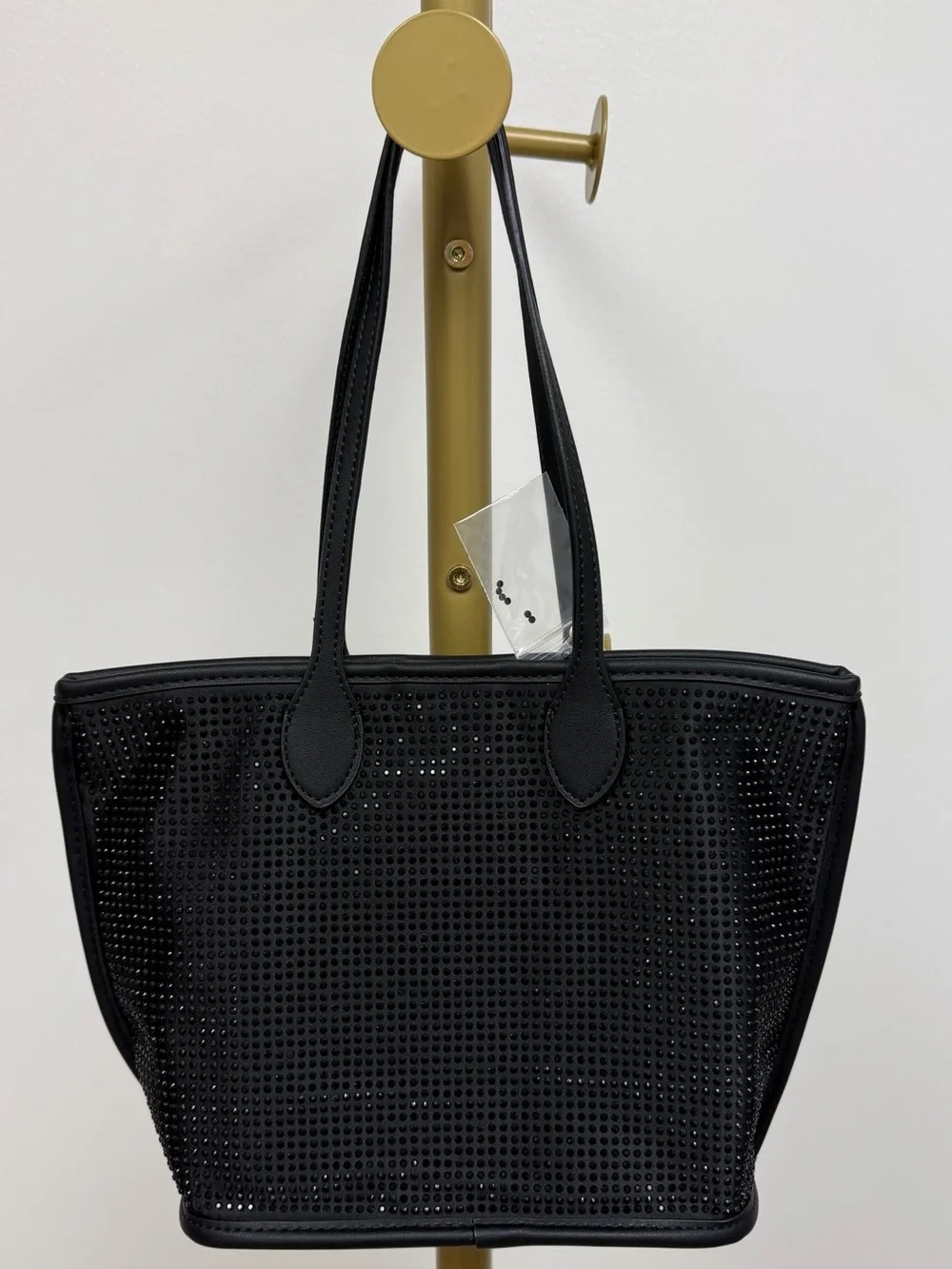 Stoney Clover Lane Black Studded Tote